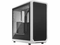 Fractal Design Focus 2 White - Tempered Glass Clear Tint - Mesh Front – Two...