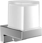 emco cue Fl&uuml;ssigseifenspender chrom, Stulpbecher aus Kristallglas, 322100100