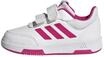 adidas Unisex Baby Tensaur Hook and Loop Shoes, Cloud White/Real Magenta/Black, 21 EU