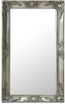 vidaXL Wandspiegel im Barock-Stil 50x80 cm Silbern