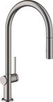 hansgrohe Talis M54 - K&uuml;chenarmatur mit Brause ausziehbar, 2 Strahlarten,...
