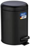 WENKO Kosmetikeimer 5 Liter, Stahl, herausnehmbarer Inneneimer mit M&uuml;llbeutelhalter,