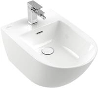Villeroy & Boch Subway 3.0 Bidet, 375x560 mm, 1 Hahnloch, mit &Uuml;berlauf, 447000,
