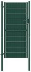 vidaXL Gartentor aus PVC und Stahl 100 x 124 cm Gr&uuml;n