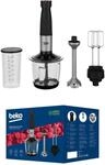 BEKO Standmixer Set HBA 81762 BX 750 W, 4 Klingen und Stab aus Edelstahl,...
