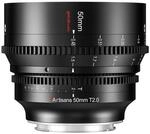 7artisans 50 mm T2.0 gro&szlig;e Blende, Vollrahmen-Cine-Objektiv, kompatibel mit Nikon