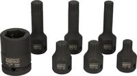 KS Tools 515.1160 1/2" Spezial-Kraft-Bit-Stecknuss-Satz Vielzahn, 7-tlg. M14-M18