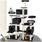 tectake&reg; Katzen Kratzbaum gro&szlig;, Katzenbaum mit Zubeh&ouml;r f&uuml;r Katze, XXL