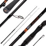Zeck All Black Rute 2,40m 40g - Spinnrute zum Spinnangeln auf Zander & Barsche,