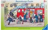 Ravensburger Kinderpuzzle - 06321 Mein Feuerwehrauto - Rahmenpuzzle für Kinder ab 3