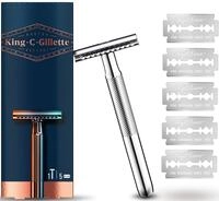 King C. Gillette Double Edge Herrenrasierer mit Doppelseitigem Klingen und