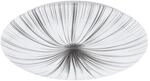 EGLO LED Deckenleuchte Nieves, &Oslash; 51 cm, Kristalleffekt Deckenlampe aus Kunststoff