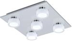 EGLO LED Deckenlampe Romendo 1,5 flammige Deckenleuchte Bad dimmbar | Badezimmer