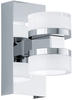 EGLO LED Wandlampe Romendo 1, 2 flammige Wandleuchte Bad dimmbar, Badezimmer Lampe