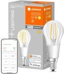 LEDVANCE Smarte LED-Lampe mit Wifi Technologie, Sockel E14, Dimmbar, Warmwei&szlig;
