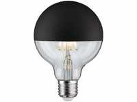 Paulmann 28676 LED Lampe Filament G95 6W Leuchtmittel Kopfspiegel Schwarz matt 2700K