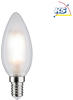 Paulmann 28727 LED Lampe Kerze 5W dimmbar Leuchtmittel Matt, Weiß Beleuchtung