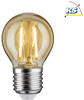 Paulmann 28713 LED Lampe Filament Tropfen 4,7W Leuchtmittel dimmbar Gold 2500K