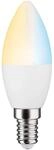 Paulmann LED ZB Kerze 400lm 5,5W tunwh matt dim E1