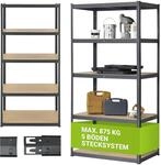 Juskys Schwerlastregal Basic 200x100x60cm (HxBxT) - 875 kg - 5 B&ouml;den - Lagerregal
