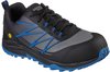 Skechers Herren Puxal ESD Composite Safey Toe Shoe BAU-Schuhe, Black/Blue, 41 EU