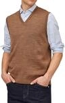 Maerz Herren Regular Fit Pullunder 460000, Einfarbig, Gr. Medium...