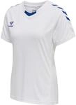 hummel Core XK Poly Jersey S/S Damen Trikot, Kurzarm Sport T-Shirt, Sportkragen mit