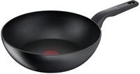 Tefal Hard Titanium Pro Wokpfanne 28cm, Antihaftversiegelung, Thermo-Signal bei