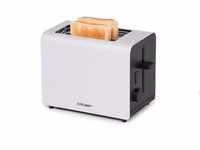 Cloer 3519 Toaster, 825 W, für 2 Toastscheiben, integrierter Brötchenaufsatz,