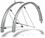 SKS GERMANY BLUEMELS Basic 28" 55MM Silver Set Schutzblechset, Silber