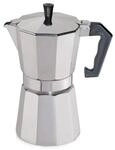 Cilio Espressokocher Classico 6 Tassen, Aluminium, Silber, &Oslash; 9,5 cm | Moka-Kanne aus
