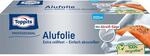 Toppits Alufolie - 1 x 200m, Extra Rei&szlig;fest, Doppel-Kraft-Waben, Ideal zum Kochen,