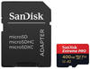 SanDisk Extreme PRO microSDXC UHS-I Speicherkarte 400 GB + Adapter & RescuePRO...
