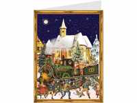 Richard Sellmer Verlag Adventskalender "Der Weihnachtszug" Postkarte mit...