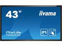 iiyama ProLite T4362AS-B1 108cm 42.5" IPS LED-Monitor 4K UHD 20 Punkt Multitouch