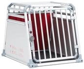 4PETS - Hundek&auml;fig Pro 3 Gr&ouml;&szlig;e M - F&uuml;r Hunde unter 40 kg - Aluminium Transportbox