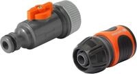 Gardena 1989-20 Set mit Anschl&uuml;ssen f&uuml;r mikropor&ouml;sen Schlauch