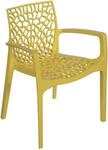 Grandsoleil S6626GB Upon Gruvyer Stapelbarer Sessel aus Polypropylen, 53 x 58 x 81
