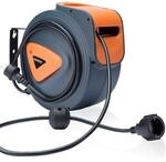 MONZANA&reg; Automatik Kabeltrommel 20m +1,5m 180&deg; drehbar Wandhalterung