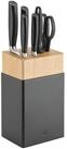 ZWILLING All * Star Messerblockset 7-tlg, K&uuml;chenmesser Kochmesser Schwarz