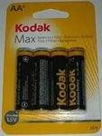 KODAK MAX SUPER ALKALINE AA (MN1500/LR6) 1,5 V 4er Blister