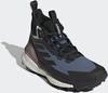 adidas Damen Terrex Free Hiker 2 GTX W Sneaker, Wonder Steel/core Black/Linen Green,