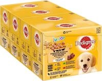 Pedigree Junior Hundenassfutter Vital Protection f&uuml;r Welpen, 48 Portionsbeutel,