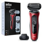 Braun - SHAVER 61-R1200s Red Euro