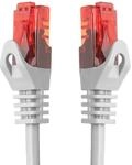 BIGtec LAN Kabel 15m Netzwerkkabel weiss Gigabit Ethernet Kabel RJ45 Stecker