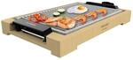 Cecotec Elektrische Grillplatte Tasty&Grill 2000 Bamboo LineStone. 2000 W Leistung,