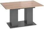 Vicco Esstisch Dix, Anthrazit, 140 x 90 cm, mit klappbarer Tischplatte und