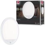 Paulmann 94662 LED Au&szlig;enleuchte Panel Lamina mit Bewegungsmelder IP44 rund incl.