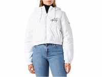 Tommy Jeans Damen Tjw Signature Cropped Puffer DW0DW14470 Gepolsterte Jacken,...