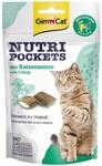 GimCat Nutri Pockets Katzenminze - Knuspriger Katzensnack mit cremiger F&uuml;llung und